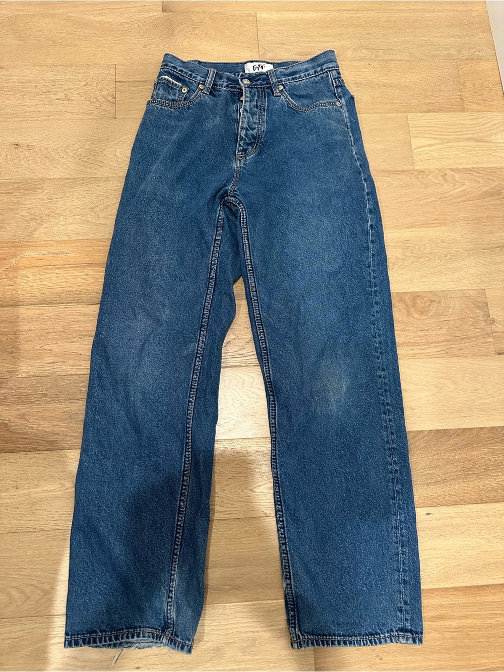 EYTYS Benz Jeans 26x32 100% Cotton in Stone Wash Blue
